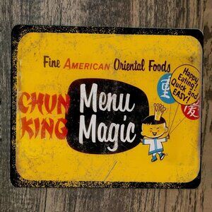 Mouse Pad Chun‎ King Menu Magic Fine American Oriental Food